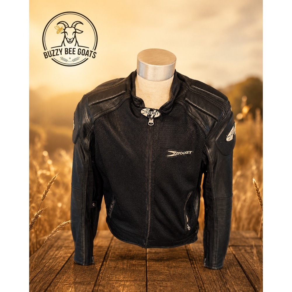 JOE ROCKET PHOENIX MESH MOTORCYCLE JACKET ARMORED RIDING GEAR BLACK MEN'S
